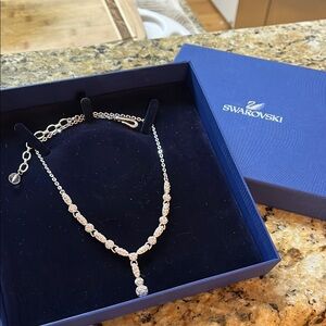 Swarovski Silver Necklace with Crystal Pendant